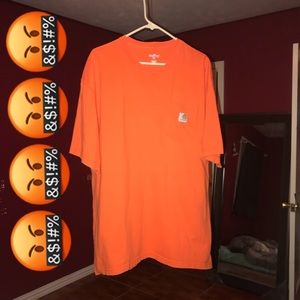 ORANGE CARHARTT HEAVY COTTON FOR VLONE NECESSITIES